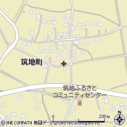 茨城県水戸市筑地町499周辺の地図
