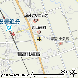 長野県安曇野市穂高北穂高2991周辺の地図