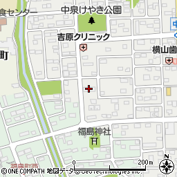 高崎署中泉待機宿舎周辺の地図