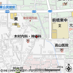 群馬県前橋市箱田町643周辺の地図