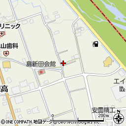 長野県安曇野市穂高北穂高2841周辺の地図