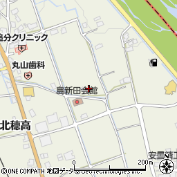 長野県安曇野市穂高北穂高1710周辺の地図
