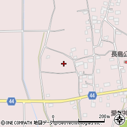 栃木県真岡市長島周辺の地図