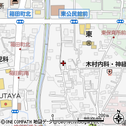 群馬県前橋市箱田町605周辺の地図