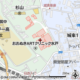 常陽銀行水戸赤十字病院 ＡＴＭ周辺の地図
