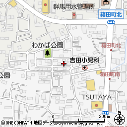 群馬県前橋市箱田町277-7周辺の地図