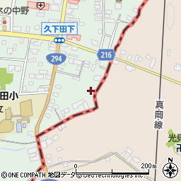 栃木県真岡市久下田763-8周辺の地図