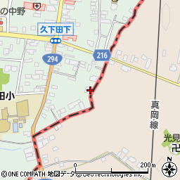 栃木県真岡市久下田763-11周辺の地図