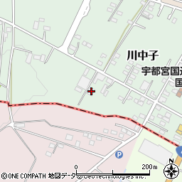 栃木県下野市川中子3-25周辺の地図