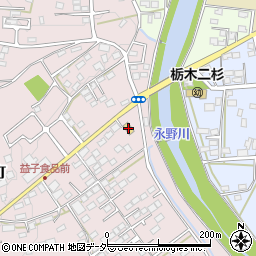 セブンイレブン栃木平井町店周辺の地図