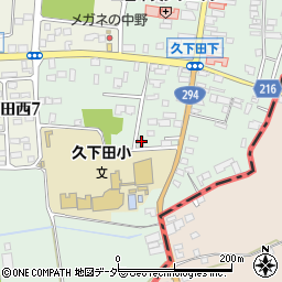 栃木県真岡市久下田516-2周辺の地図