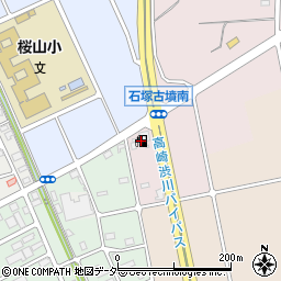 ａｐｏｌｌｏｓｔａｔｉｏｎセルフ高崎菅谷ＳＳ周辺の地図