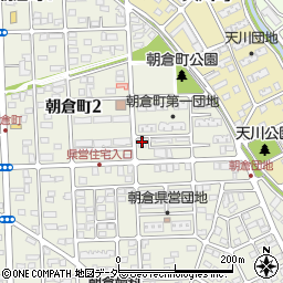 朝倉町母子寮周辺の地図