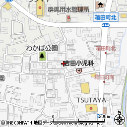 群馬県前橋市箱田町277-2周辺の地図