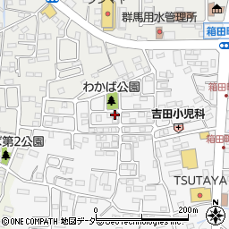 群馬県前橋市箱田町281周辺の地図