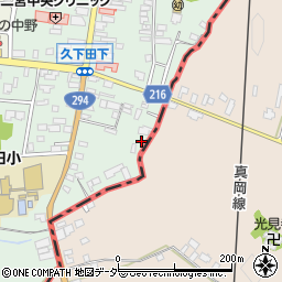 栃木県真岡市久下田763周辺の地図