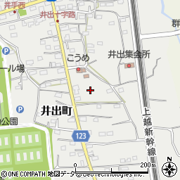 群馬県高崎市井出町1689-1周辺の地図