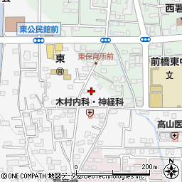 群馬県前橋市箱田町634-5周辺の地図