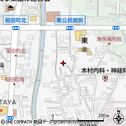 群馬県前橋市箱田町600-5周辺の地図