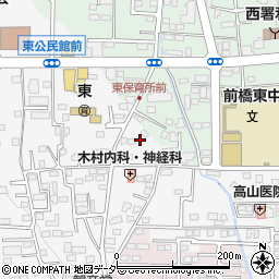 群馬県前橋市箱田町634周辺の地図