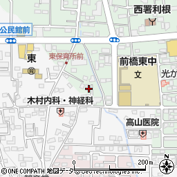 群馬県前橋市小相木町306周辺の地図