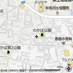 群馬県前橋市箱田町282周辺の地図