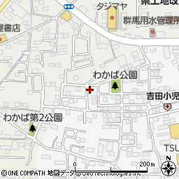 群馬県前橋市箱田町183-14周辺の地図