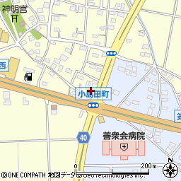 群馬県前橋市小島田町524周辺の地図