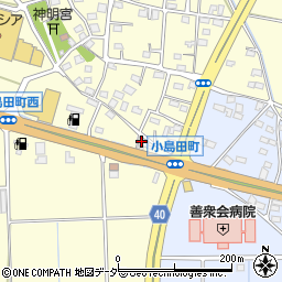 群馬県前橋市小島田町3周辺の地図