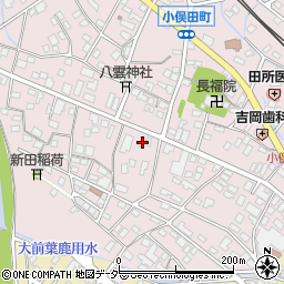 栃木県足利市小俣町298周辺の地図