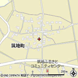 茨城県水戸市筑地町498周辺の地図
