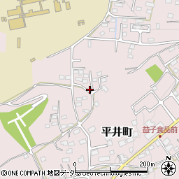 栃木県栃木市平井町875周辺の地図