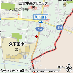 栃木県真岡市久下田522-6周辺の地図