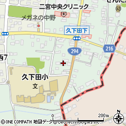 栃木県真岡市久下田522-3周辺の地図