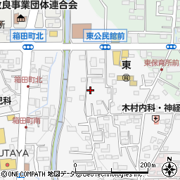 群馬県前橋市箱田町600周辺の地図