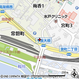 茨城県生活協同組合　連合会周辺の地図