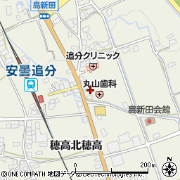 長野県安曇野市穂高北穂高2986周辺の地図