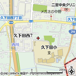 栃木県真岡市久下田486-11周辺の地図