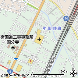 ホームセンターカンセキ小金井店周辺の地図