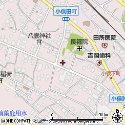 栃木県足利市小俣町399周辺の地図