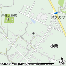 茨城県筑西市小栗49-1周辺の地図