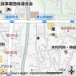 群馬県前橋市箱田町600-1周辺の地図