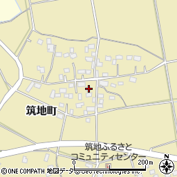 茨城県水戸市筑地町496周辺の地図