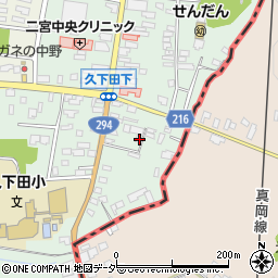 栃木県真岡市久下田744-7周辺の地図