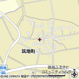 茨城県水戸市筑地町495周辺の地図