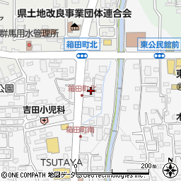 群馬県前橋市箱田町359周辺の地図