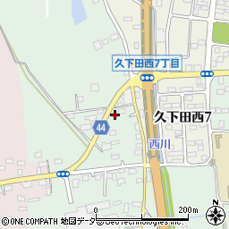 栃木県真岡市久下田587周辺の地図
