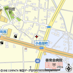 群馬県前橋市小島田町523周辺の地図