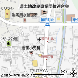 群馬県前橋市箱田町335-4周辺の地図