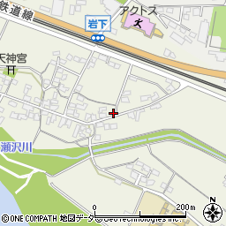 長野県上田市岩下261周辺の地図